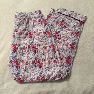 Floral Print Pajama Pants